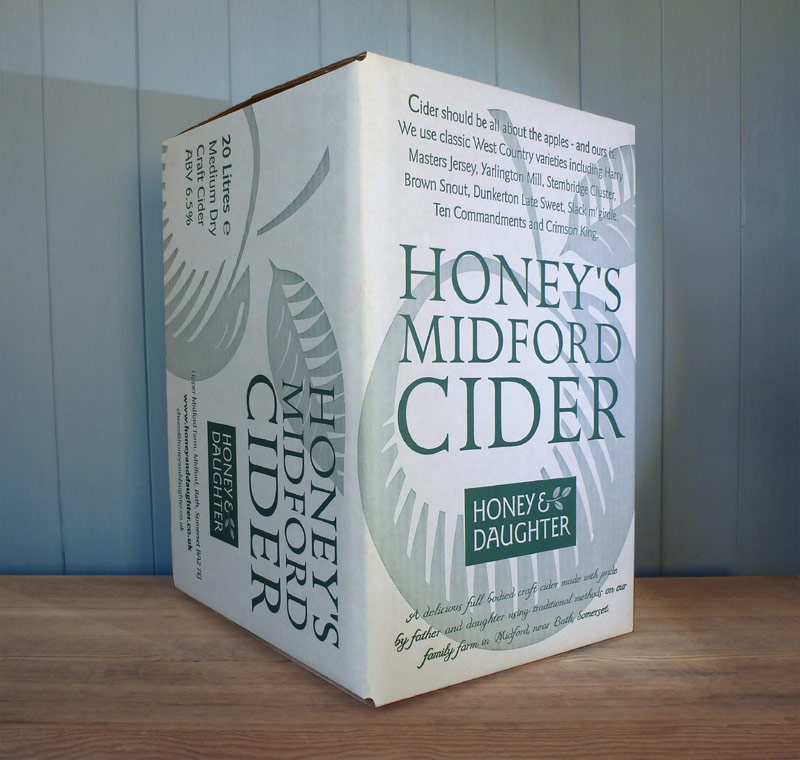 Cider box packaging design